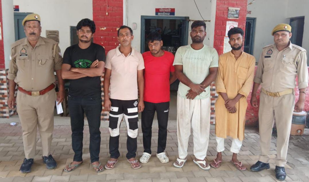 झूठी अफवाह फैलाने पर कांधला पुलिस की बड़ी कार्रवाई, 5 आरोपी गिरफ्तार