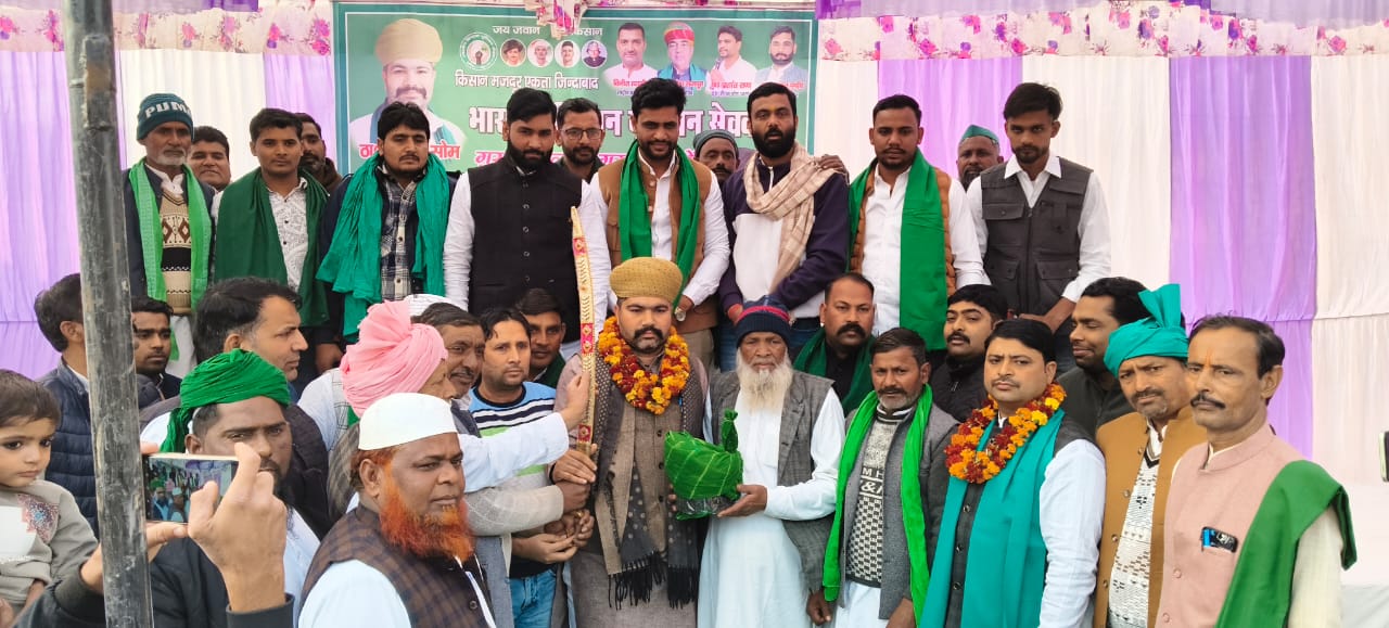 भारतीय किसान यूनियन सेवक (अ) के राष्ट्रीय अध्यक्ष ठाकुर दीपक सोम का हुआ भव्य स्वागत