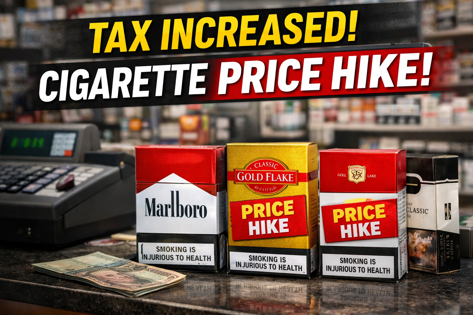 नए साल पर सिगरेट महंगी, टैक्स बढ़ोतरी से दामों में उछाल