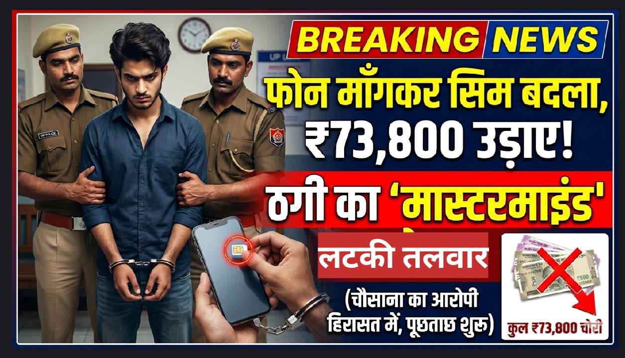 फोन मांगकर खाते से उड़ा दिए 73,800 रुपये, जांच में जुटी पुलिस